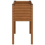 vidaXL Jardinière 100x45x90 cm acier résistant aux intempéries