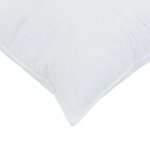 vidaXL Duvet avec Oreiller Autre 2 Pièces Blanc 135 x 200 cm Microfibre