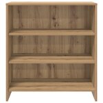 vidaXL Buffet Chêne artisanal 70x41x75 cm Bois d'ingénierie