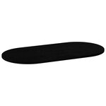 vidaXL Dessus de table 100x50x2 cm bois de chêne massif ovale