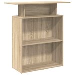vidaXL Bureau de réception Chêne Sonoma 100x40x104 cm Bois d'ingénierie