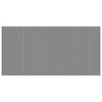 vidaXL Bâche de piscine gris clair 999x500 cm géotextile polyester
