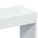 vidaXL Buffet haut blanc 92x33x140 cm bois d'ingénierie