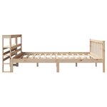 vidaXL Cadre de lit sans matelas 200x200 cm bois massif de pin