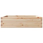 vidaXL Jardinière 90x90x23 cm bois de pin massif