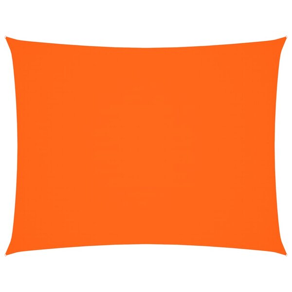 vidaXL Voile de parasol tissu oxford rectangulaire 6x8 m orange