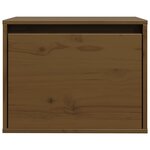 vidaXL Armoire murale Marron miel 45x30x35 cm Bois de pin massif