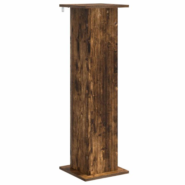 vidaXL Support de Plante Chêne fumé 30 5 x 30 x 100 5 cm