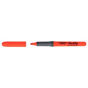 Surligneur HIGHLIGHTER GRIP Pointe Biseau Moyenne Orange BIC