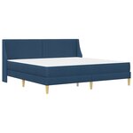 vidaXL Cadre de lit avec matelas avec tête de lit Polyester