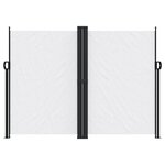 vidaXL Auvent latéral rétractable blanc 180x600 cm