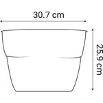 Jardinière Basse 38 L - 77 3 x 30 7 x 25 9 cm - Vert laurier