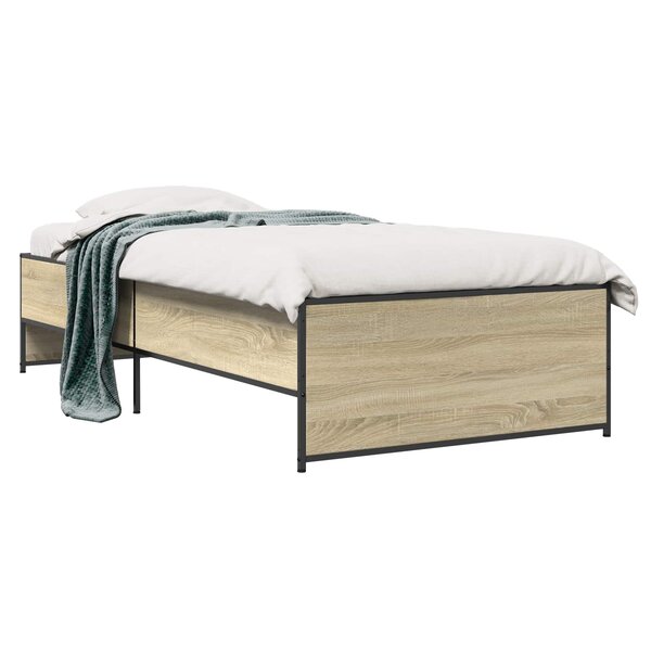 vidaXL Cadre de lit Chêne Sonoma 80 x 200 cm Bois d'ingénierie