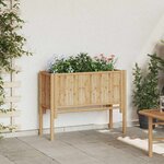 vidaXL Jardinière surélevée Marron 90 x 35 x 70 cm Bambou