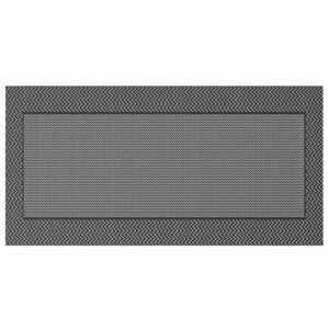 vidaXL Tapis d'extérieur ARAKIL Noir et gris 300 x 600 cm PP