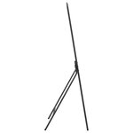 vidaXL Porte-vêtements Noir Métal Standard Pliant Porte-vêtements