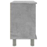 vidaXL Armoire de salle de bain Gris béton 60x32x53 5 cm Aggloméré