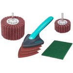 Wolfcraft jeu de polissage du bois 7 pièces 5642000