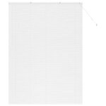 vidaXL Store de Fenêtre avec des rideaux Autre Blanc 155 x 220 cm Aluminium