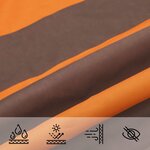 vidaXL Voile d'ombre 6 x 6 x 6 m 100   polyester Oxford Triangulaire