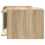 vidaXL Table basse Chêne Sonoma 50 5 x 50 x 33 cm Bois d'ingénierie