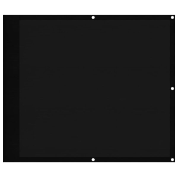 vidaXL Écran de balcon noir 90x800 cm 100  polyester oxford