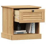vidaXL Table de chevet VIGO 42x35x42 cm bois de pin massif