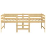 vidaXL Cadre de lit sans matelas 90x200 cm bois de pin massif