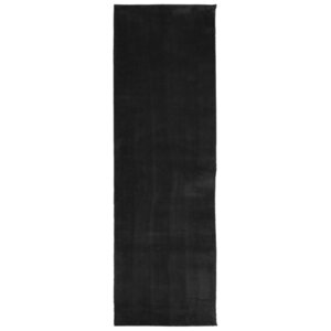 vidaXL Tapis HUARTE à poils courts doux et lavable noir 80x250 cm