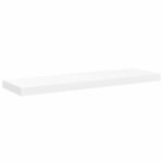 vidaXL Étagère flottante murale blanc 80x23 5x3 8 cm MDF