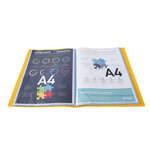 Protège-documents En Polypropylène Souple Opak 120 Vues - A4 - Jaune - X 8 - Exacompta