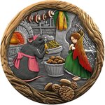 Pièce de monnaie en Argent 1 Dollar g 31.1 (1 oz) Millésime 2026 Fairy Tales THUMBELINA