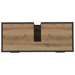 vidaXL Ensemble de mobilier de salle de bain 3 Pièces chêne artisanal