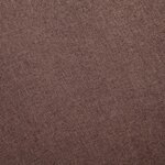 vidaXL Canapé à 3 places tissu marron