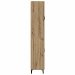 vidaXL Haut Armoire Montage mural Chêne artisanal 69 5 x 34 x 180 cm