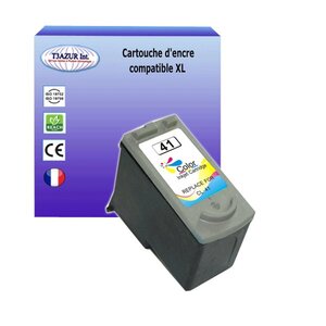 Cartouche compatible avec canon pixma ip2200 ip6210d ip6220d remplace canon cl41  couleur - t3azur