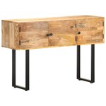 vidaXL Buffet 116x35x75 cm Bois de manguier massif