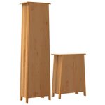 vidaXL Ensemble de meubles de salle de bain 2 Pièces bois de pin massif