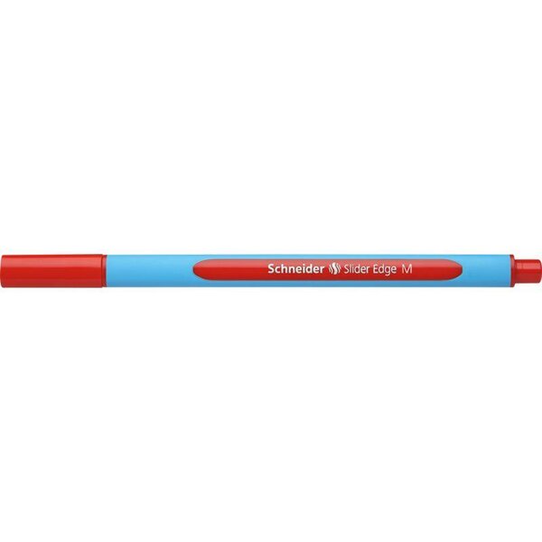 Stylo à bille Slider Edge Pointe Moyenne rouge SCHNEIDER