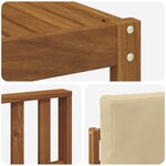 vidaXL Ensemble de canapés d'extérieur 11 pc Naturel et Beige