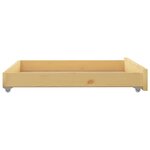 vidaXL Tiroirs de lit 2 Pièces Bois de pin massif