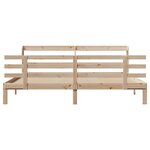 vidaXL Cadre de lit avec tête de lit sans matelas 180x200 cm