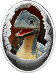 Pièce de monnaie en Argent g 16.81 Millésime 2025 Dinosauria BRACHIOSAURUS (PRÉCOMMANDE)