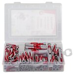 Fischer ensemble de chevilles profi-box duopower longue/courte 150 pcs