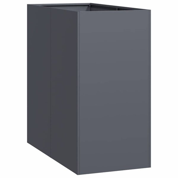 vidaXL Jardinière anthracite 40x80x80 cm acier