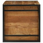 vidaXL Boîte de Rangement 80x50x50 cm Bois Massif Acacia