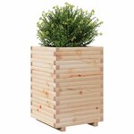 vidaXL Jardinière 50x50x72 cm bois de pin massif