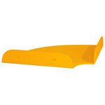 vidaXL Étagère Flottante d'Angle 4 pc Jaune moutarde 15 x 15 x 2 cm
