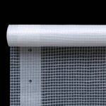 vidaXL Bâche Leno 260 g/m² 1 5 x 20 m Blanc