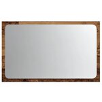 vidaXL Miroir de salle de bain avec lumière LED vieux bois 60x8 5x38cm